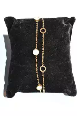Bracelet rond cercle Or